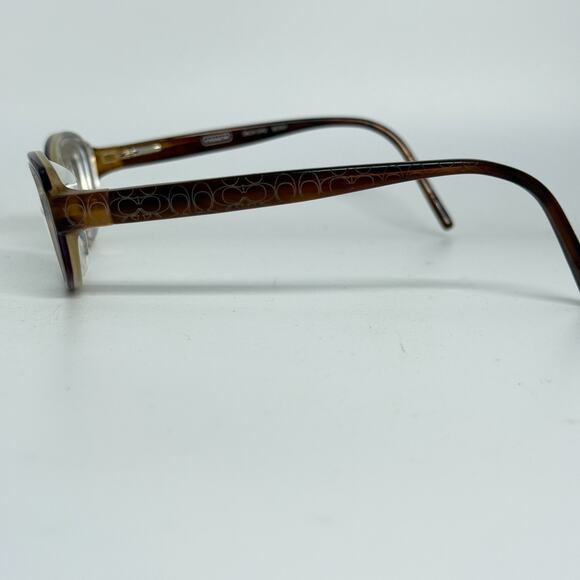 Coach Dalia 545 Berry Purple Brown Slim Oval Eyeglasses Frames 51-17 130 19217 - Picture 2 of 7